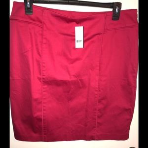 NWT Hot Pink NY&Co Pencil Skirt